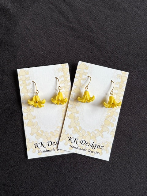 Yellow Plumeria in Gold