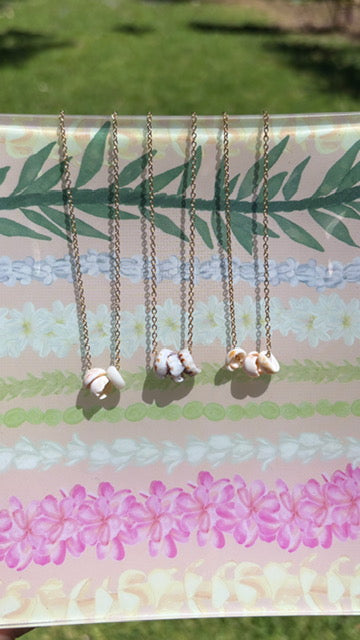 Puka Shells on Gold Chain